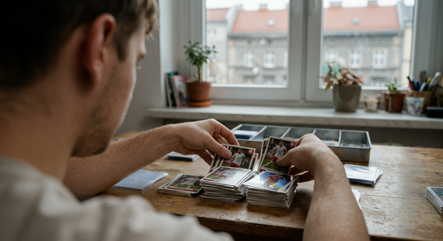 The image displays a collection of various football trading cards, including base, insert, parallel, refractor, and numbered cards, neatly arranged on a surface.