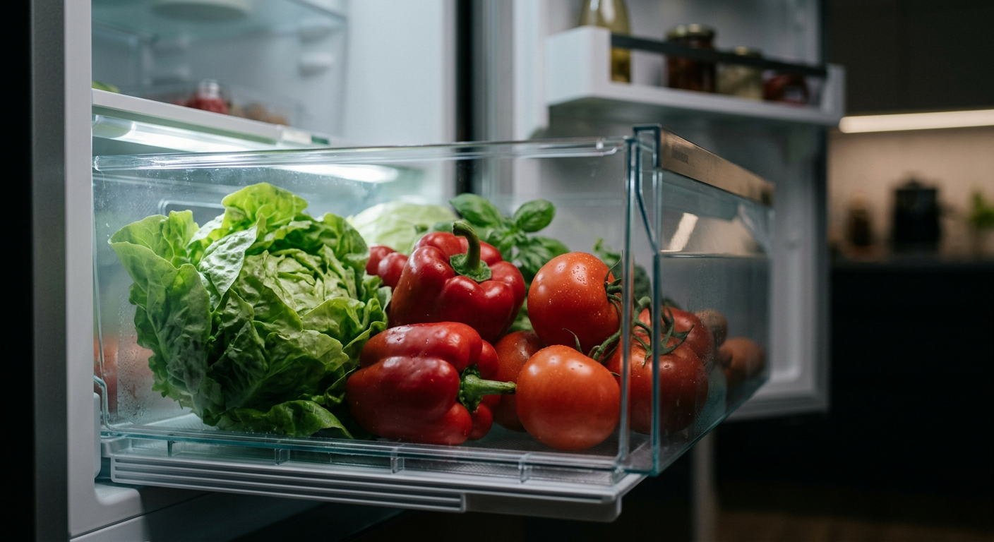 A modern kitchen interior features a&nbsp;built-in Liebherr refrigerator, showcasing its sleek design and integration into the space.