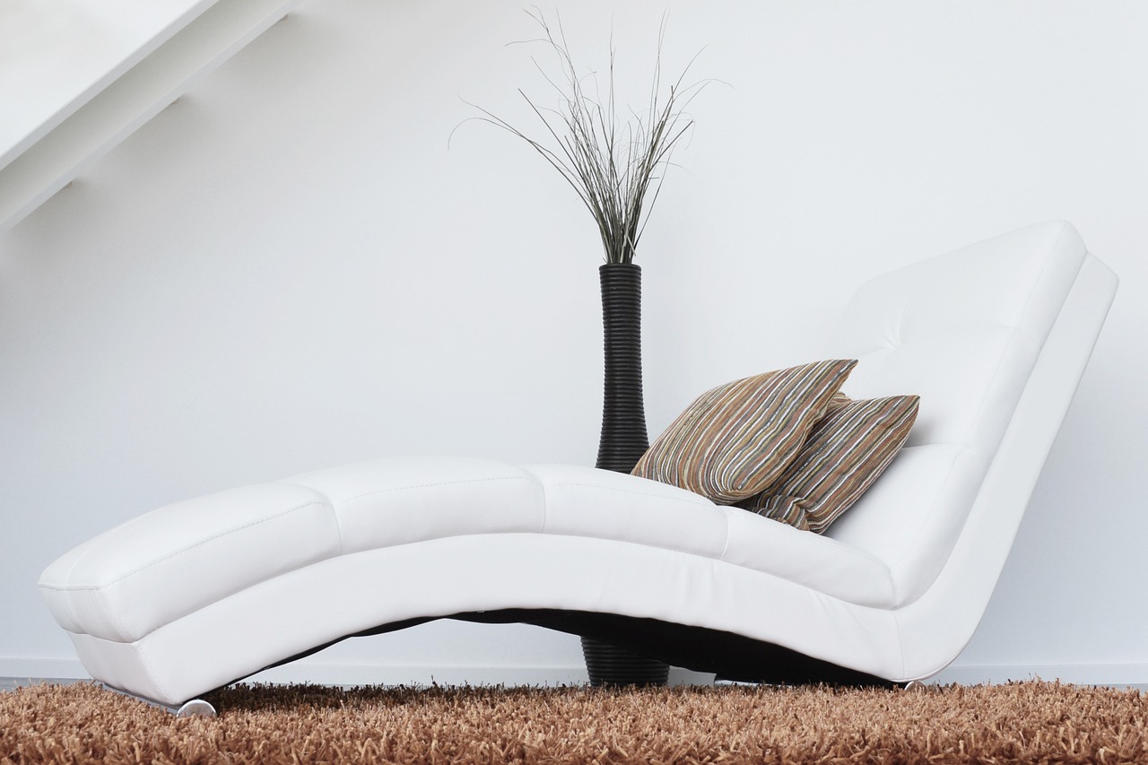 A person is using a handheld steam cleaner to clean a patterned rug or carpet.